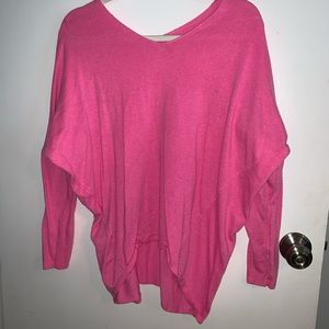 Bright pink sweater